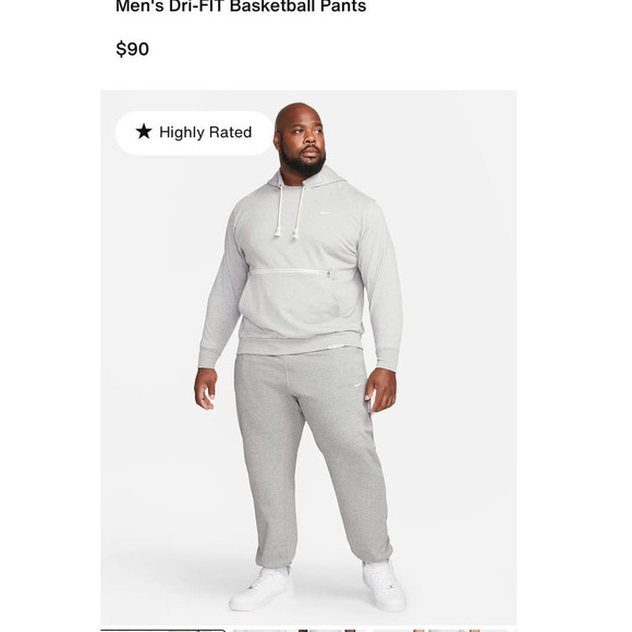 Men’s Nike Dri- Fit Basketball Pants / Size - Medium - Picture 12 of 15